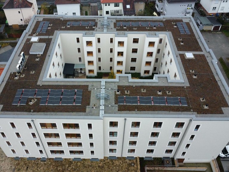 igb.AG ➤TGA-Referenz Sozialimmobilien: PV-Anlage, Pflegeheim Guben 