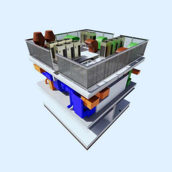 TGA Planung - Konzept JENOPTIK Dach