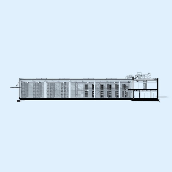 BIM-Konzept: 3D Modell | Logistikzentrum Großburgwedel
