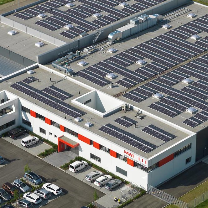 Industriebau-Referenz Pawi Packaging Singen