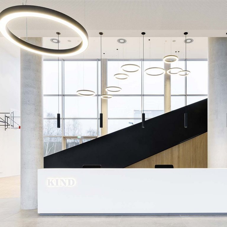 Industriebau Referenz ➤ KIND Akademie Großburgwedel, Innenansicht