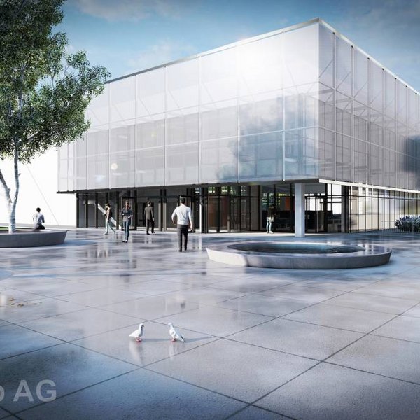 Industriebau Konzept Mitarbeiter-Restaurant JENOPTIK / Jena