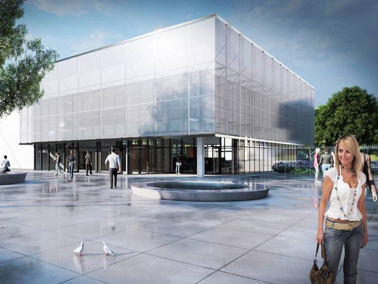 Neubau des Mitarbeiter-Restaurants "Lichtblick" der JENOPTIK AG Jena