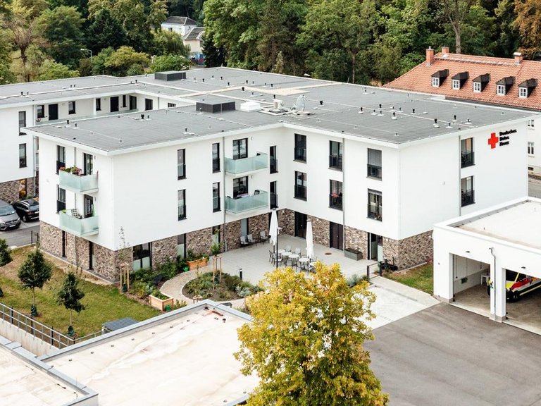Bild 1 Referenz Neubau – Luftbild, Campus & Rettungswache